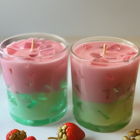 Strawberry Pistachio Latte