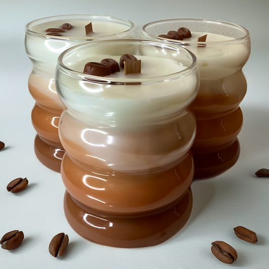 Bubble Jar Candles – Caramel Cappuccino